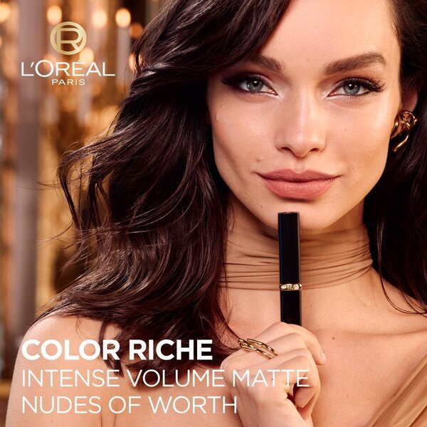 L'Oreal Paris Color Riche Intense Volume 635 Worth It Medium Matte lūpų dažai, 1,8 g