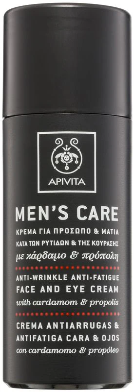 Apivita Men's Care Anti-Falten Anti-Müdigkeits-Gesichts- und Augencreme