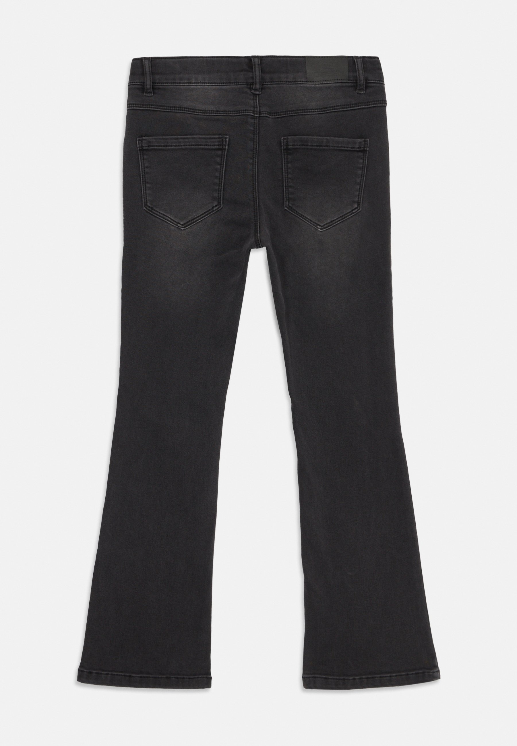 Chiamalo NKFSALLI BOOT FLEECE JEANS - Jeans a zampa - denim nero