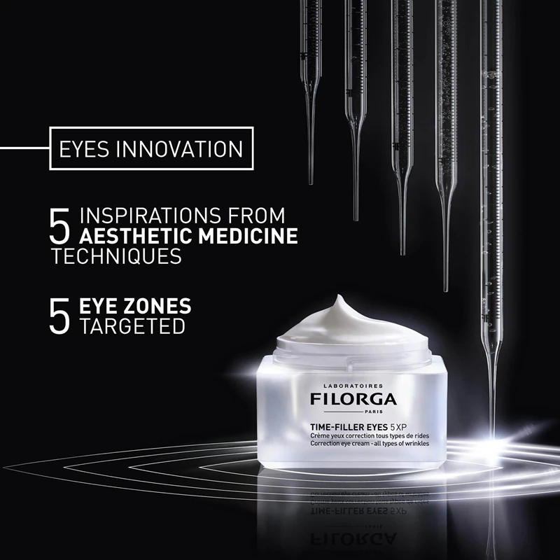 FILORGA TIME-FILLER EYES 5XP creme para olhos contra rugas e olheiras.