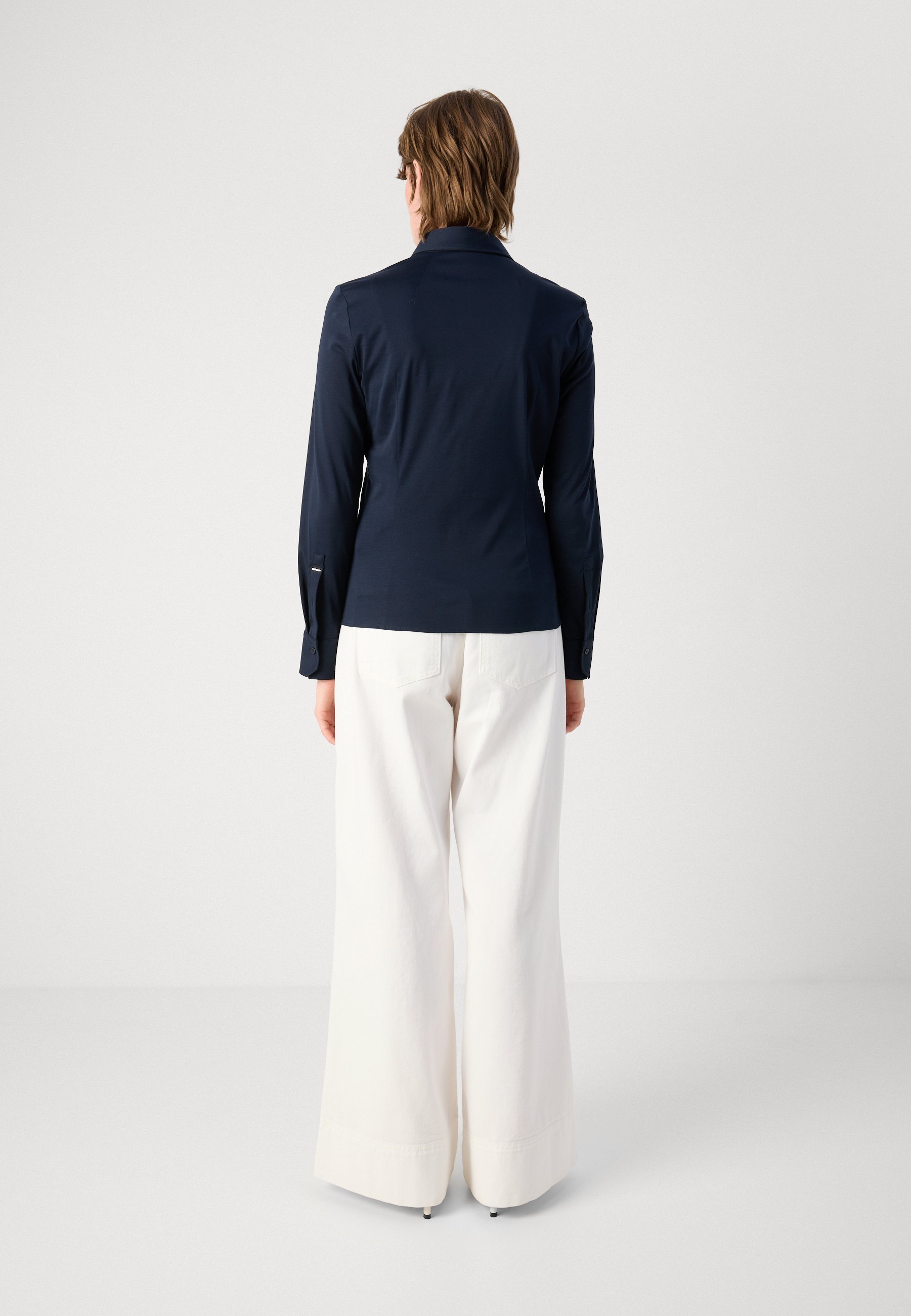 BOSS BRONTA DINSDAG - Blouse met knoopsluiting - donkerblauw