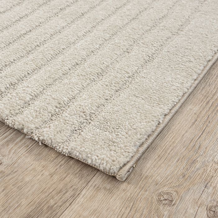 Tapete moderno para sala de estar - THE CARPET - Elisa - Geométrico - Bege - 120 x 160 cm
