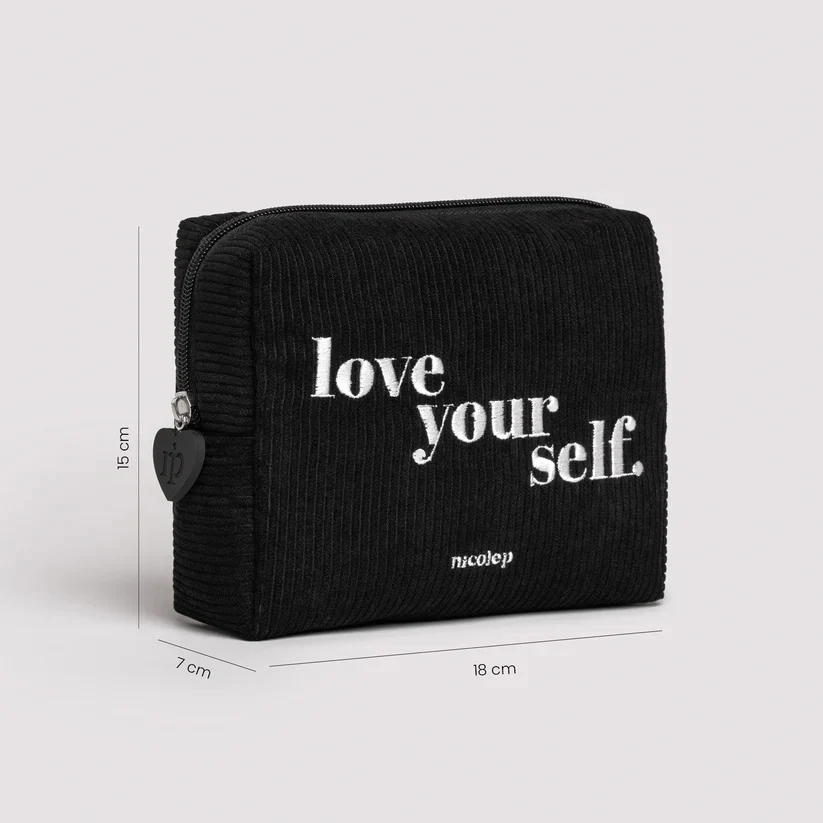 Accessori Corduroy Beauty - Black - Beauty Case