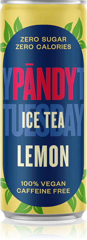 Pändy ijsthee, een suikervrije drank.