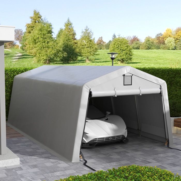 CARPA DE GARAJE GRIS PORTOS