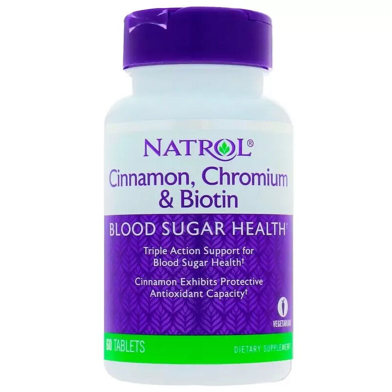 Natrol Kanel, Krom, Biotin