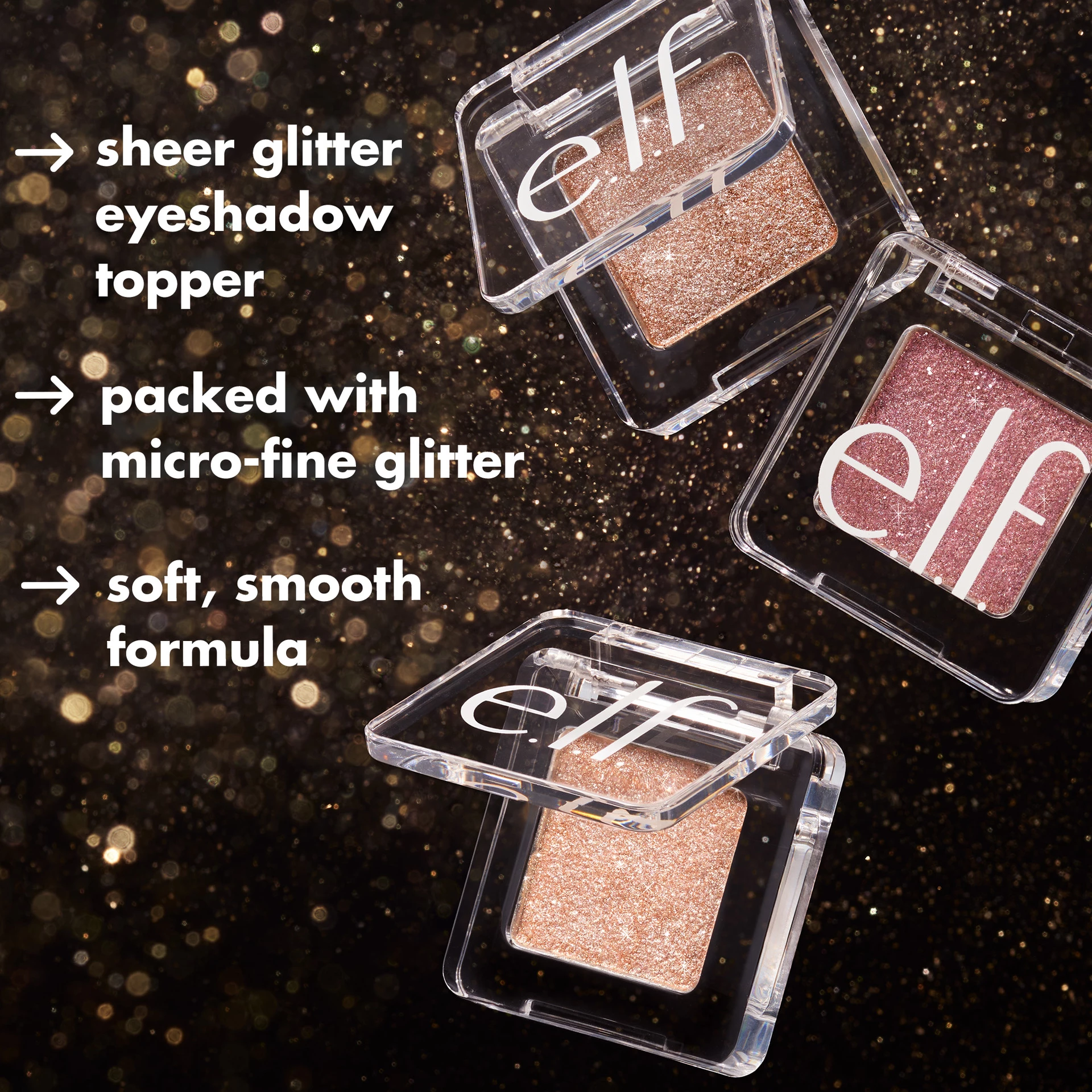Fine As Fleck Glitter Eyeshadow White Hot - Elf