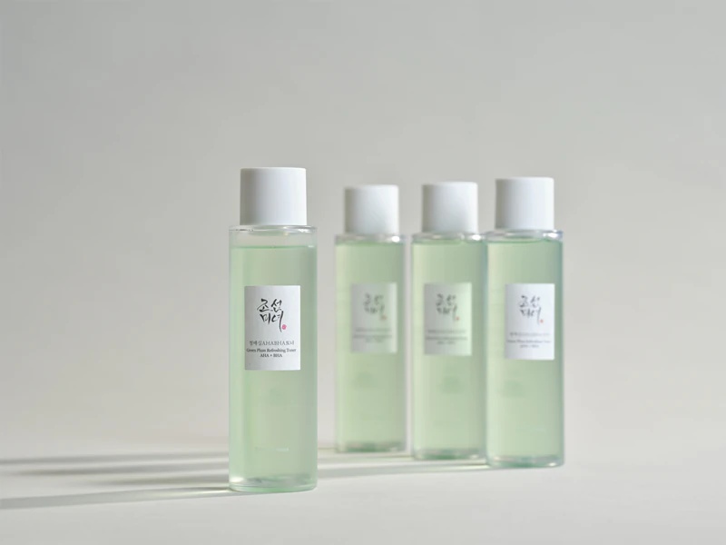 Beauty of Joseon Green Plum atsvaidzinošais toneris ar AHA + BHA maigi pīlinga toneri ikdienas lietošanai
