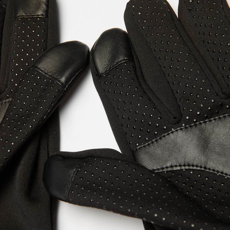 Geweven vlaglabel, eenvoudig logo, technische fleece handschoenen