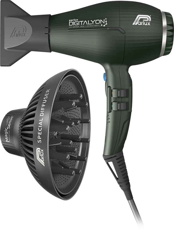 Secador de cabelo Parlux Digitalyon + Magic Sense + Difusor