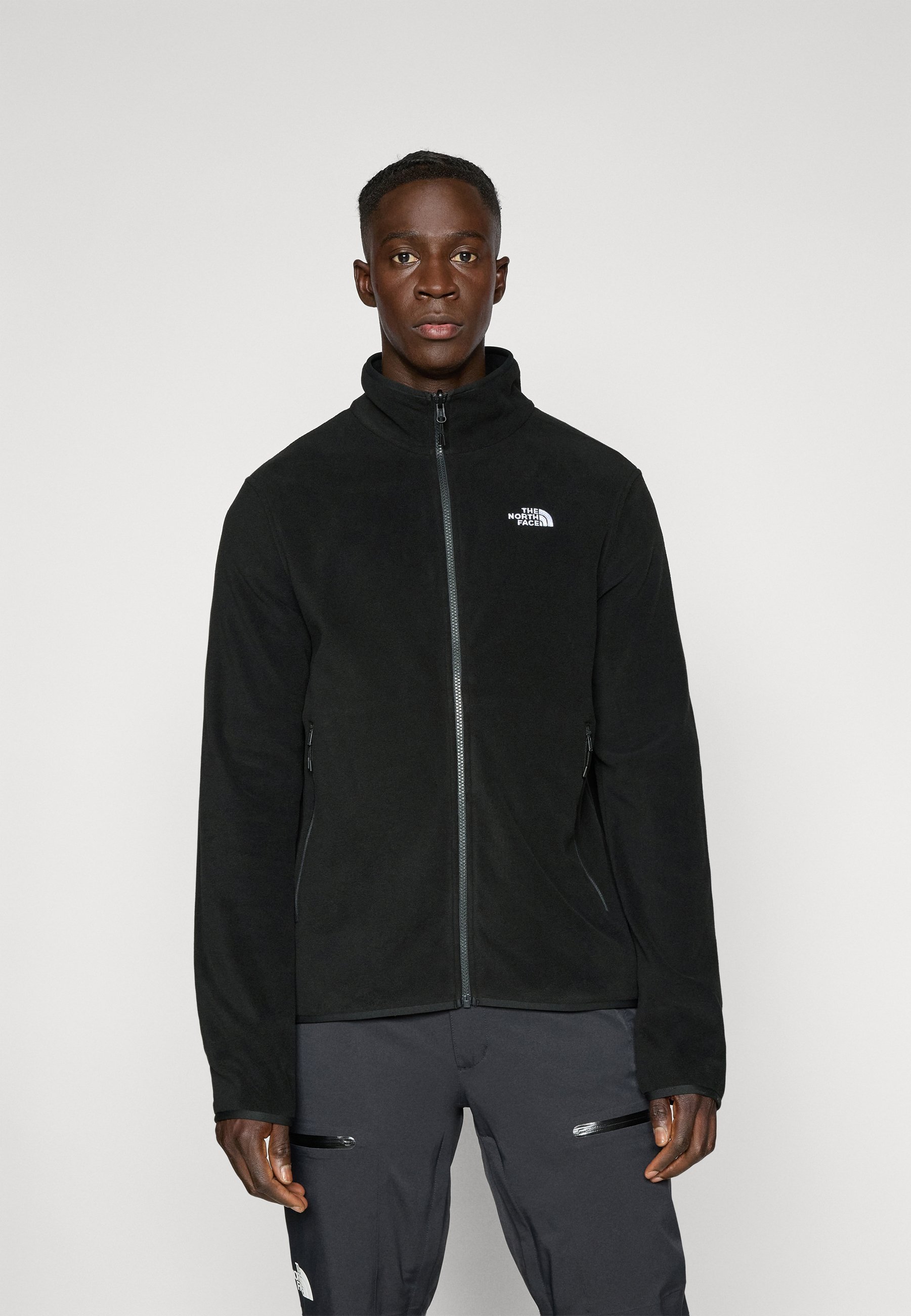 The North Face M GLACIER FLEECE JACKET - Fleecejack - zwart