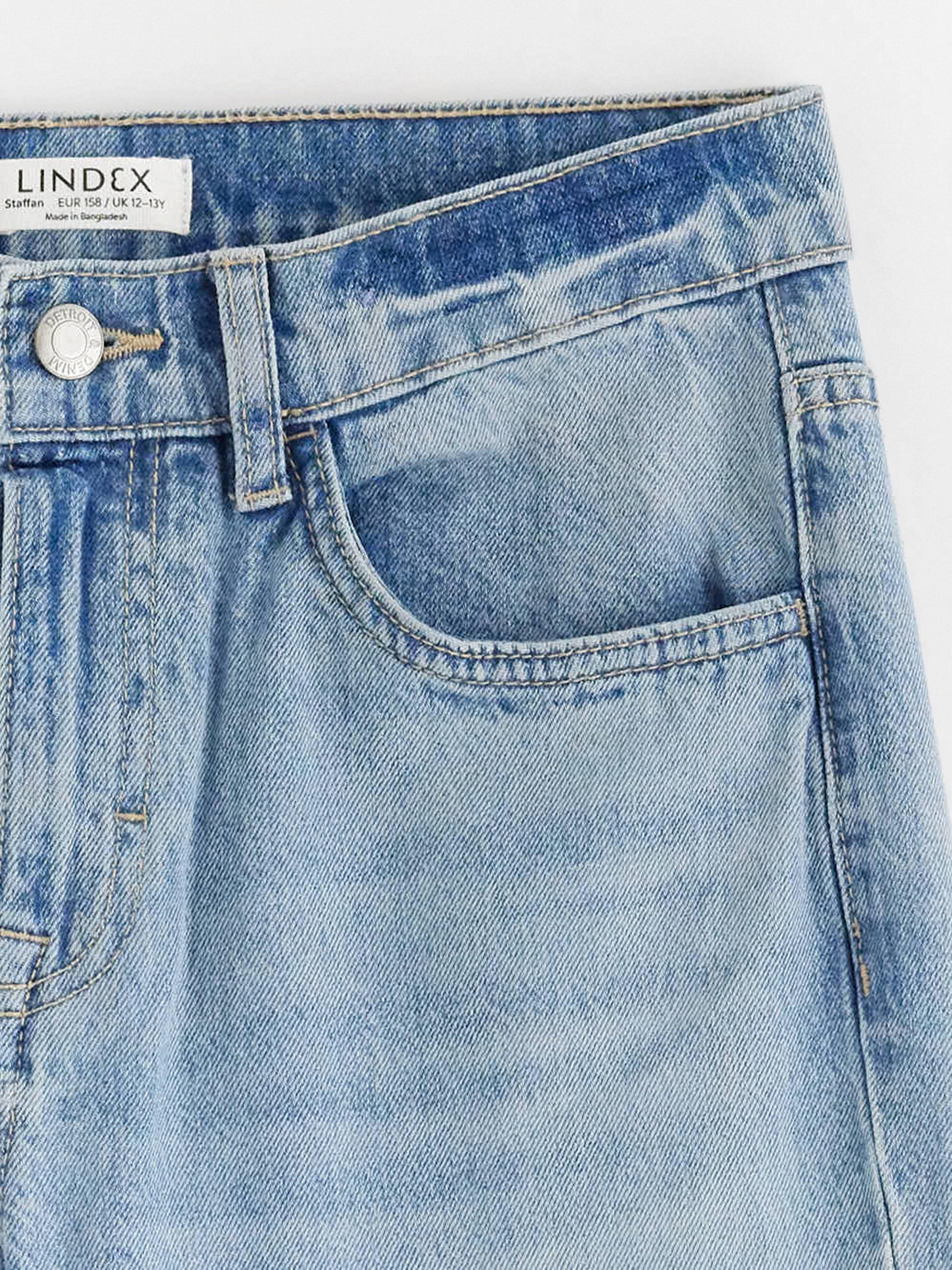 STAFFAN Jeans rectos de corte regular, mezclilla clara