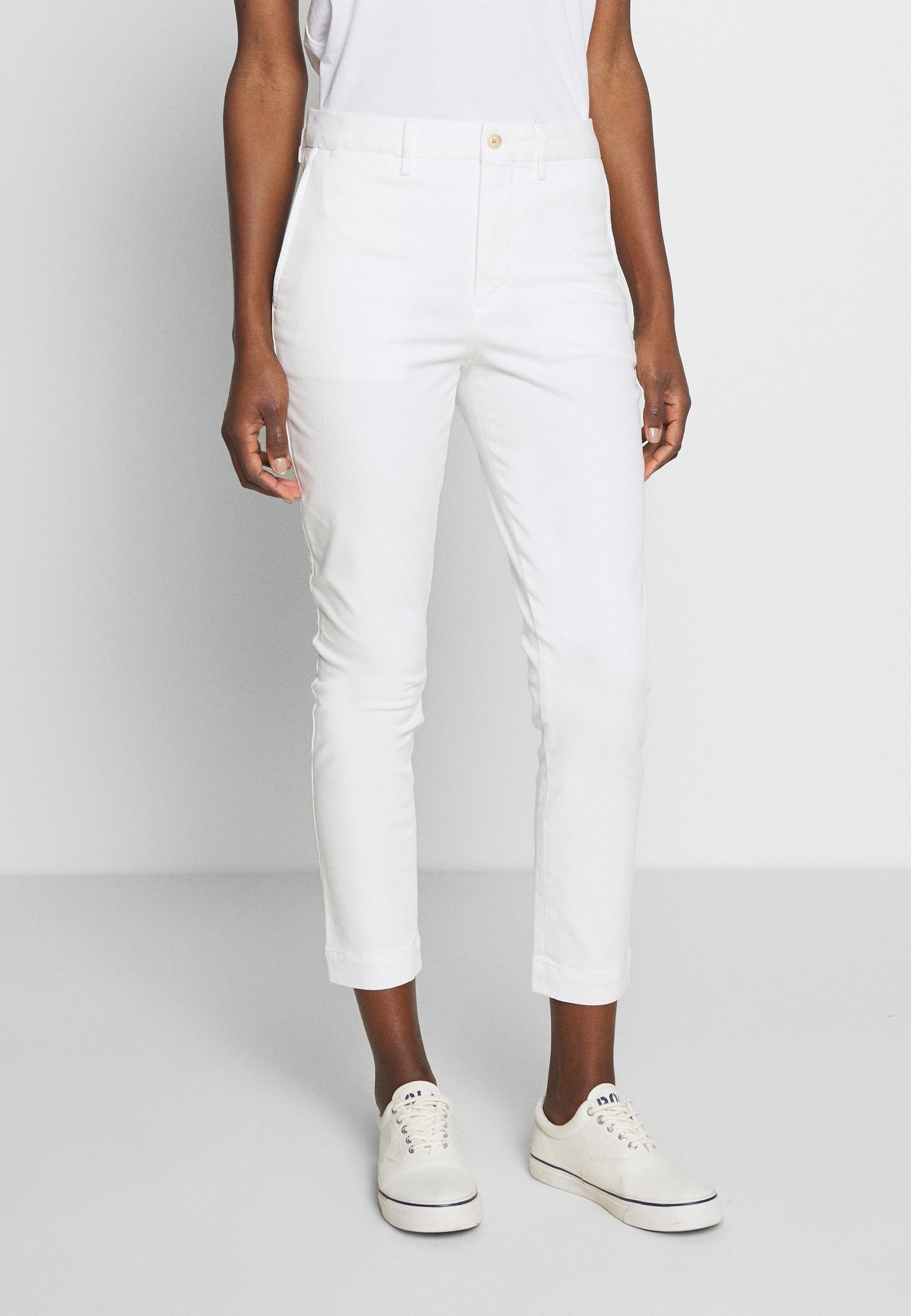 Nohavice Polo Ralph Lauren - sivobiele