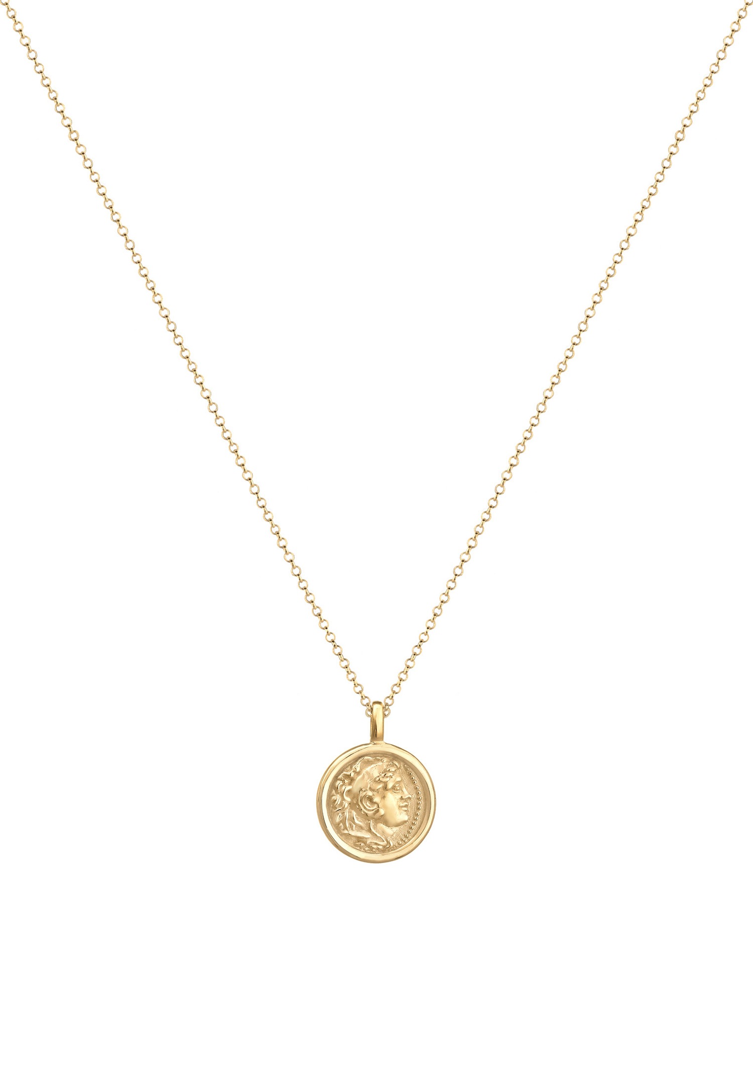 Elli Pendentif de pièce de monnaie en argent sterling 925