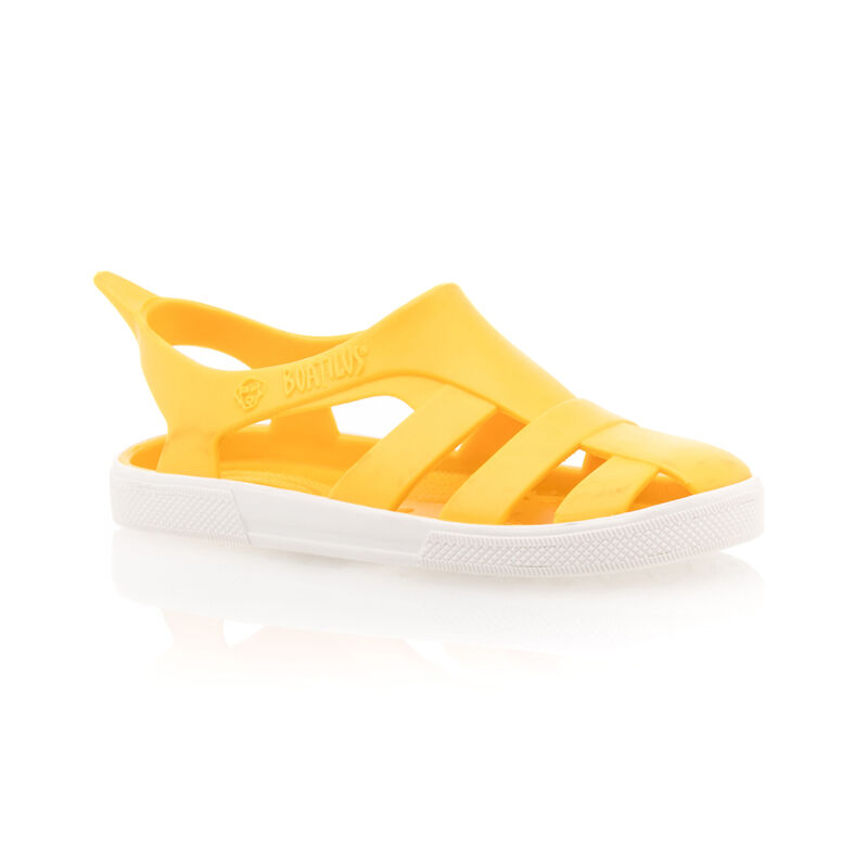 Chanclas/sandalias de dedo amarillas para niño