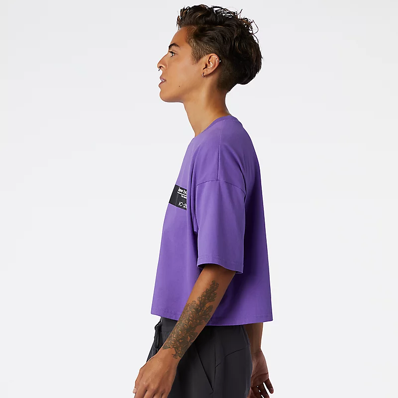 Optiks Női Rövid Ujjú Sport Póló - Mirage Violet