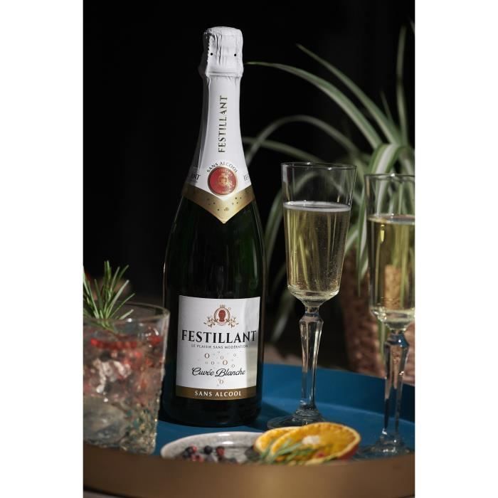 Festillant Blanc – Alkoholfreier Schaumwein – 75 cl