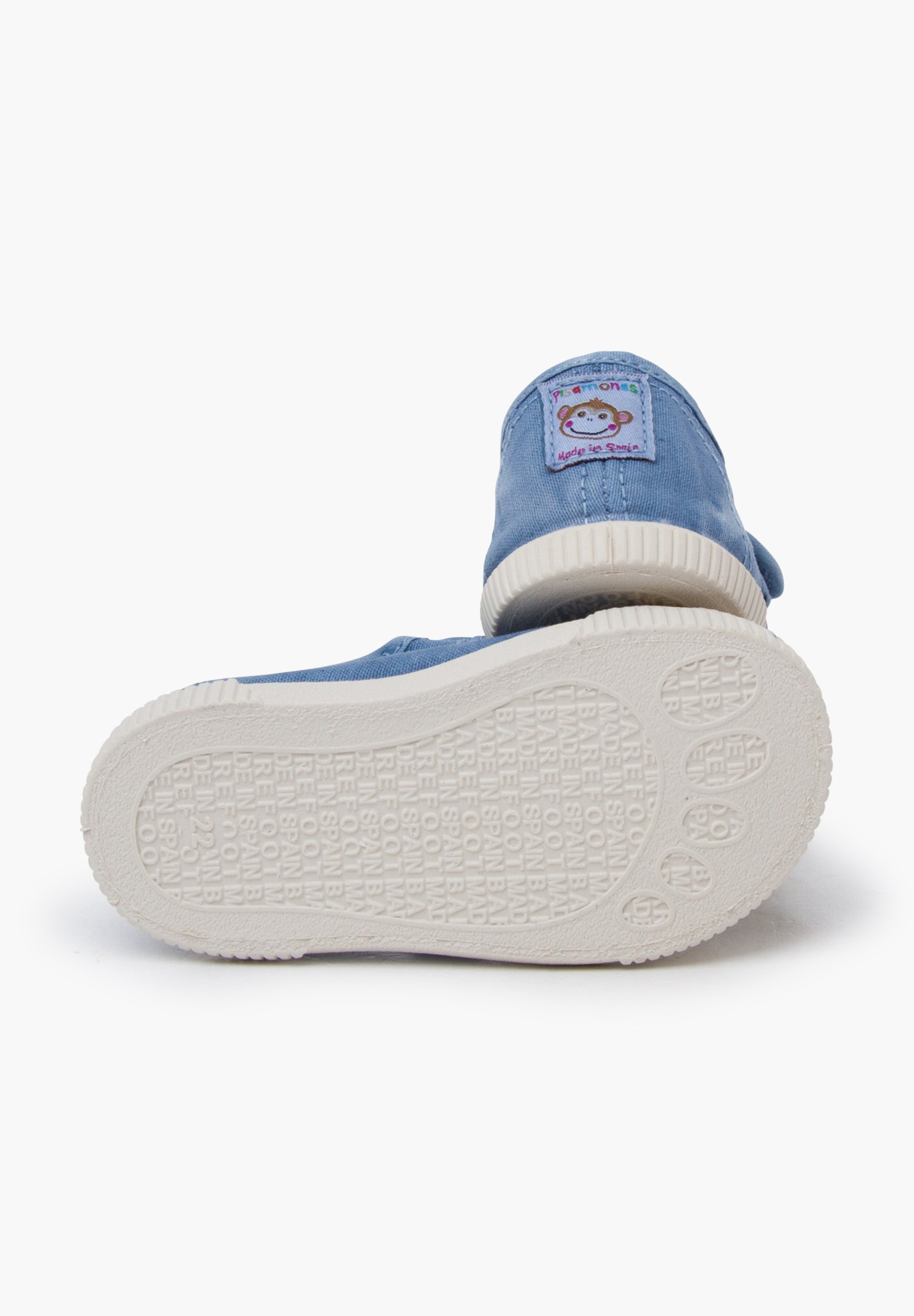 Pisamonas BAREFOOT LAVADA - Chaussons bébé - bleu français