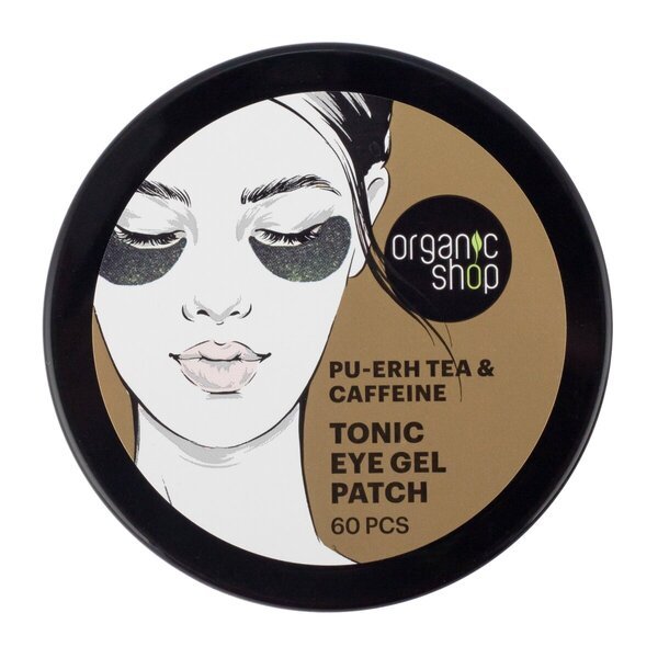 Gel flaster za oči s tonikom od čaja Pu-Erh i kofeina Organic Shop<br>60 komada