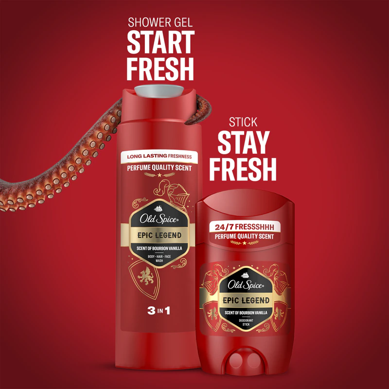 Kit de presente Old Spice Epic Legend Rockstar para homens