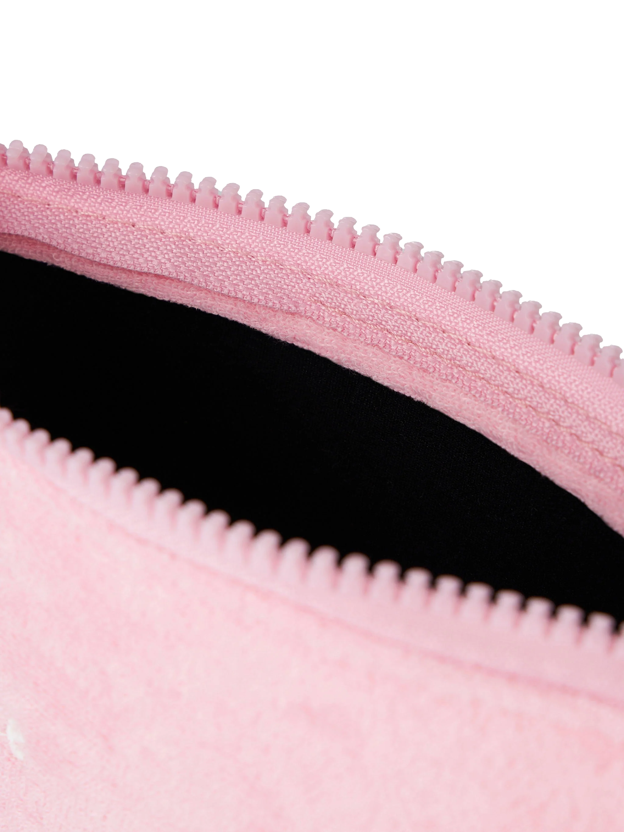 Aline clutch tas in roze spons