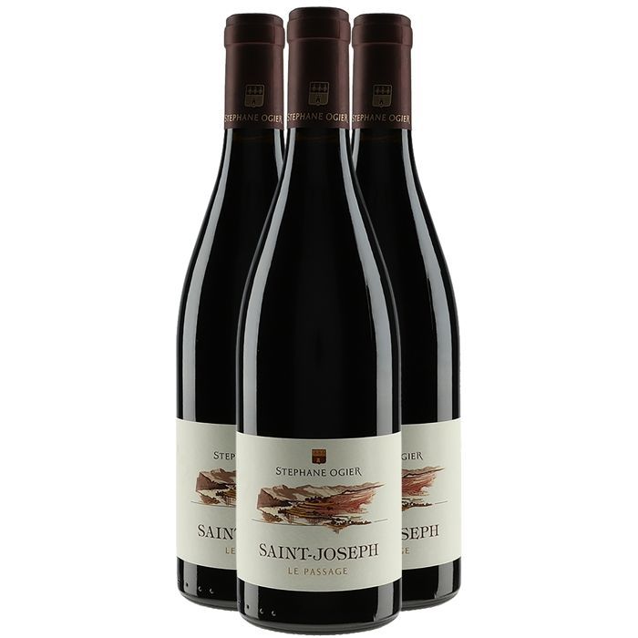 Domaine Stéphane Ogier Saint-Joseph Le passage 2022 - Red Wine from the Rhône Valley (3x75cl)