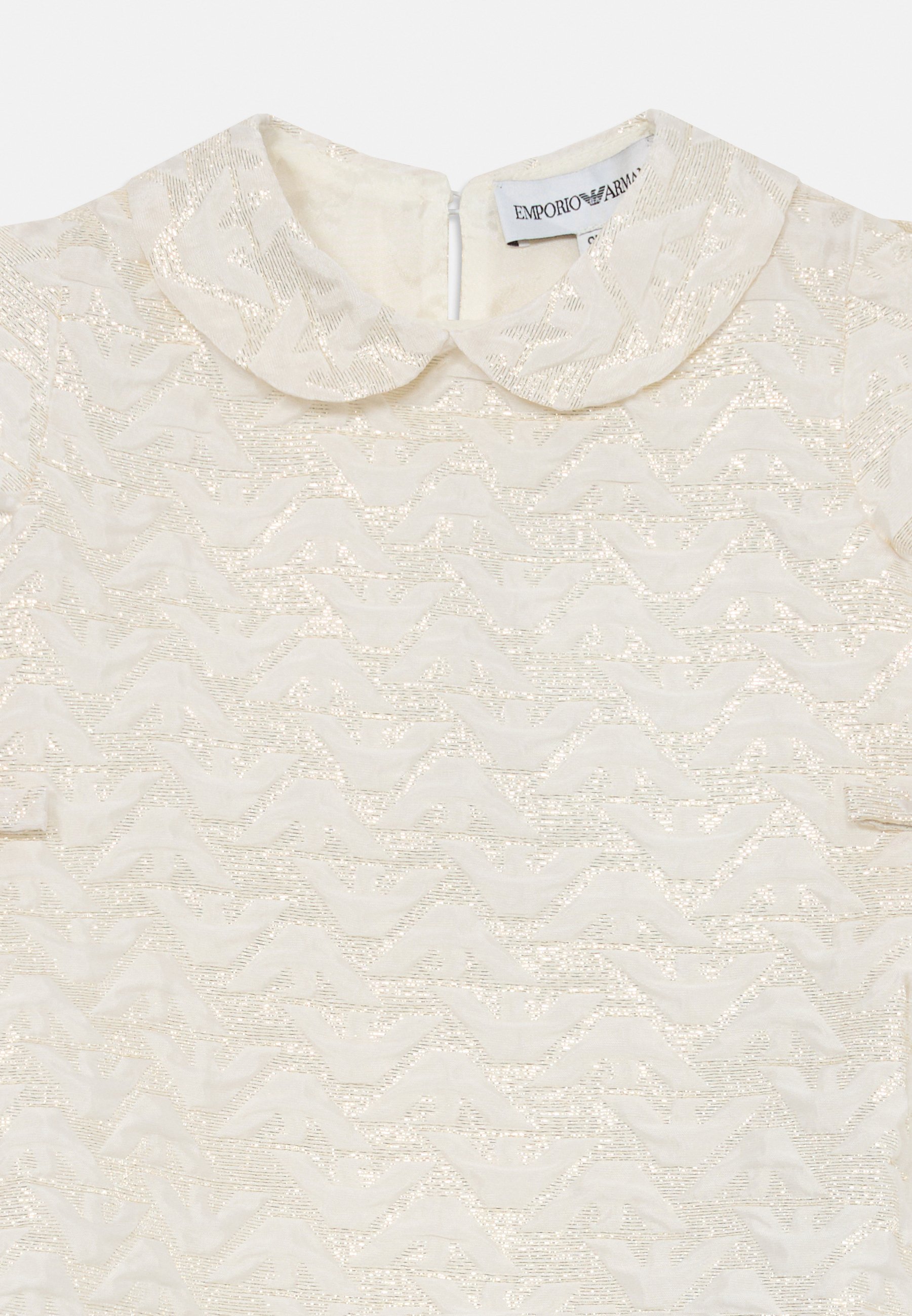 Robe Emporio Armani - Robe de cocktail / Robe de soirée - blanche/dorée