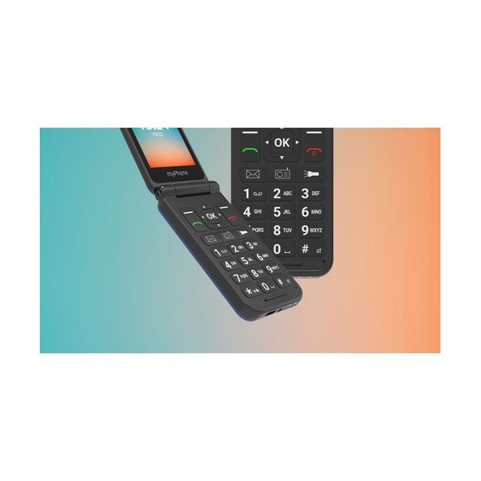 Téléphone Portable à Clapet - MP MYPHONE - myPhone Flip LTE - Touche SOS - 4G - Batterie 1000 mAh