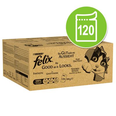 Felix Så godt som det ser ut Megapakke 120 x 100 g