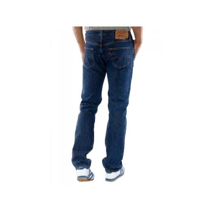 Levi's - Jeans - Uomo - 501 Original - Blu scuro pietra classico - Vestibilità dritta - Regular - Blu - W38 L30