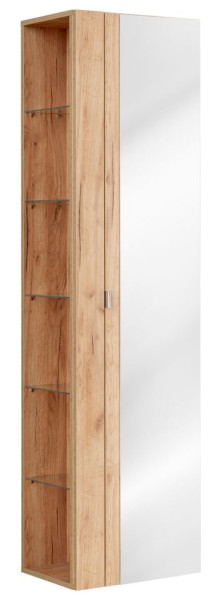 Szafka wysoka z lustrem 171 cm CAPRI DĄB