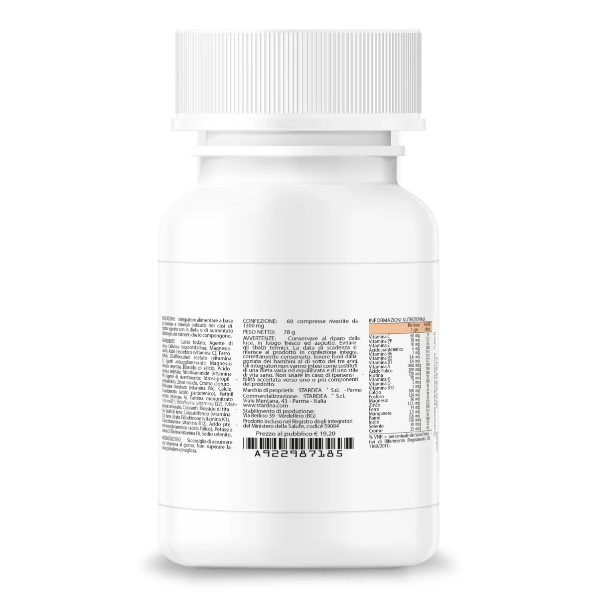 STARDEA Stardea Sustar Complex 60 multivitaminetablet