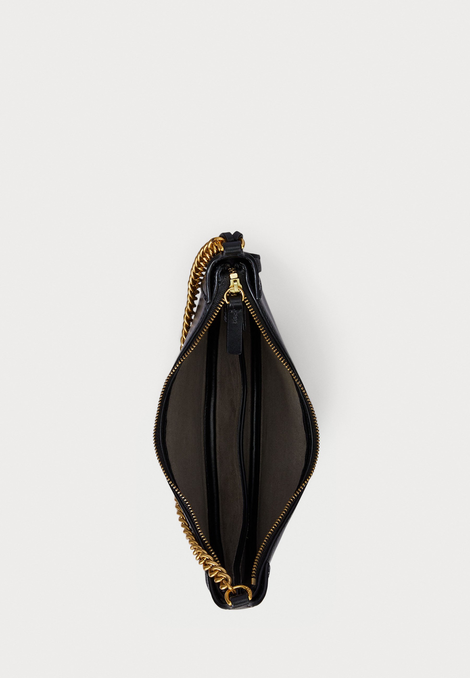 Polo Ralph Lauren POLO ID LEREN MINI TAS MET KETTING - Handtas - zwart