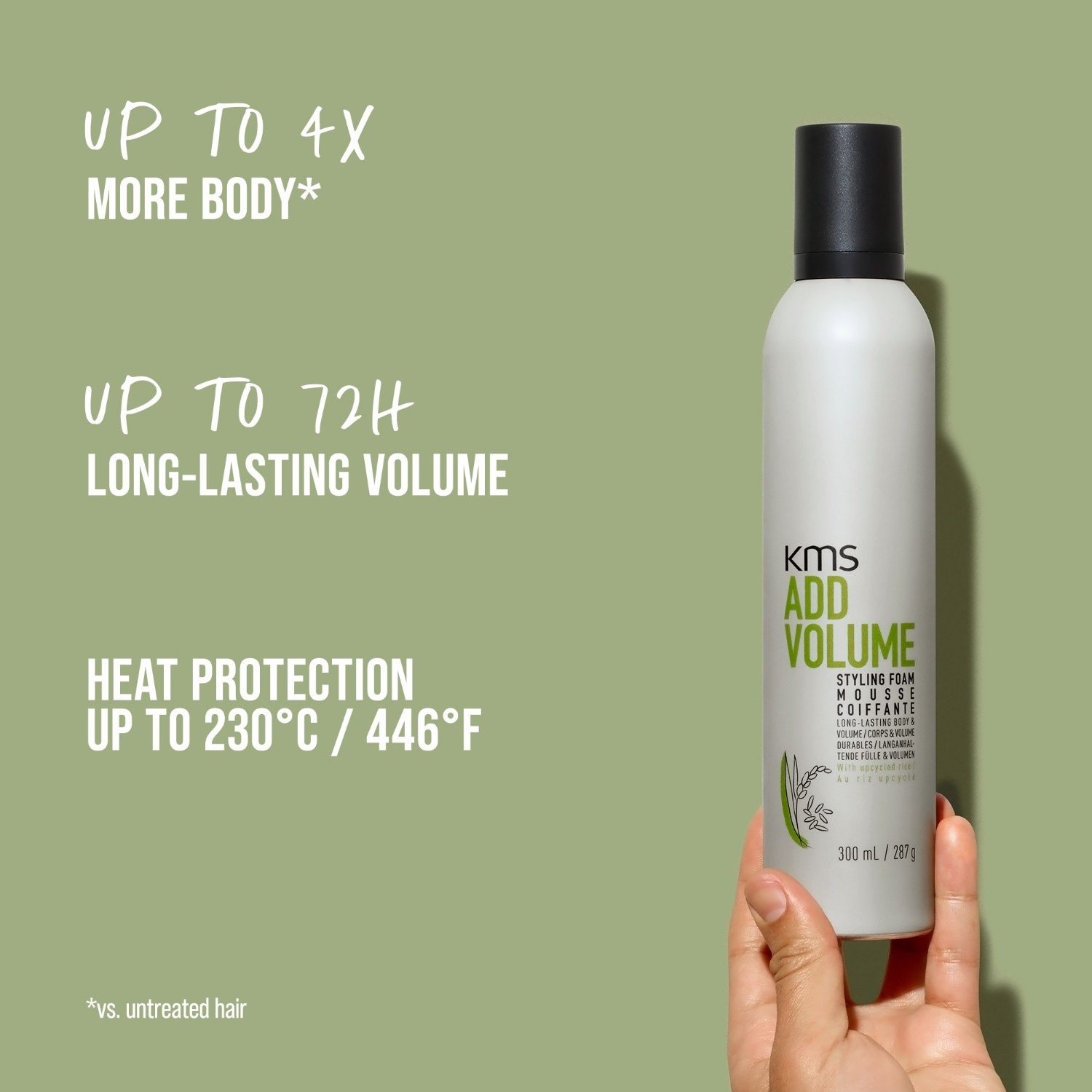 KMS Hairstyling pjena za volumen kose - 300ml