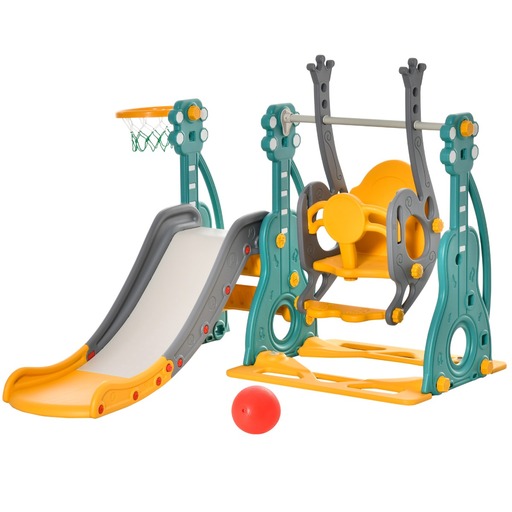  Homcom 331-015 3-in-1 Spielplatz
