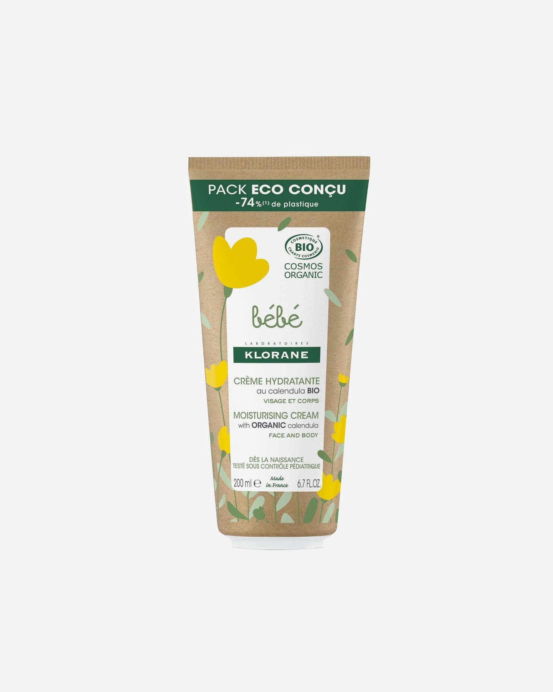 Klorane Crème hydratante certifiée BIO au Calendula