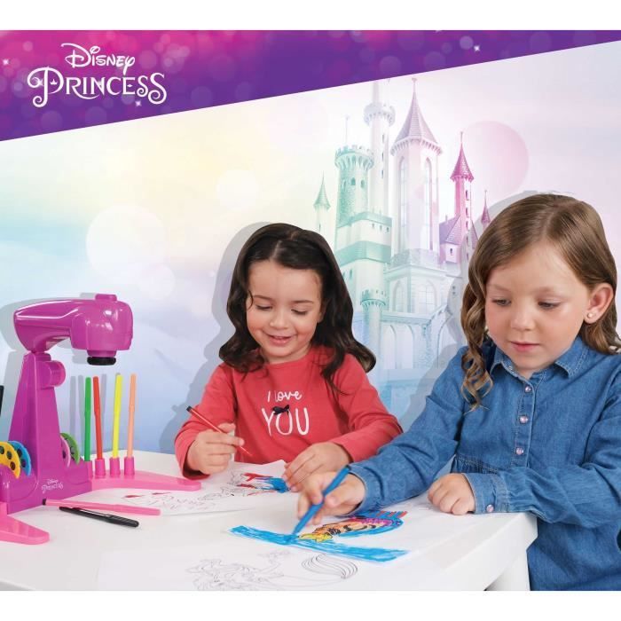 Drawing Projector - LISCIANIGIOCHI - PRINCESSES - Accessories Included, Princess Models