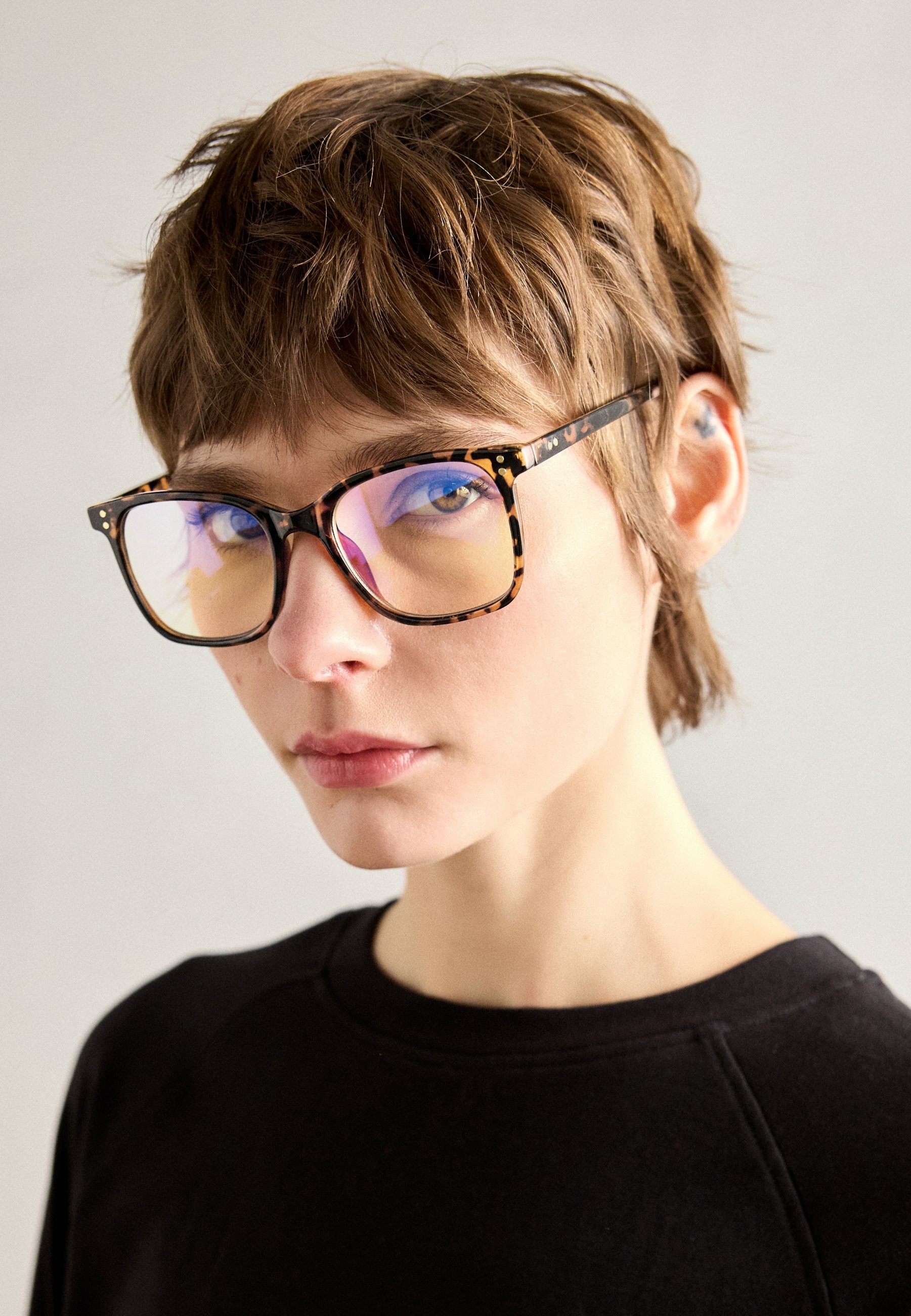 Anna Field blauwlichtbril - bruin