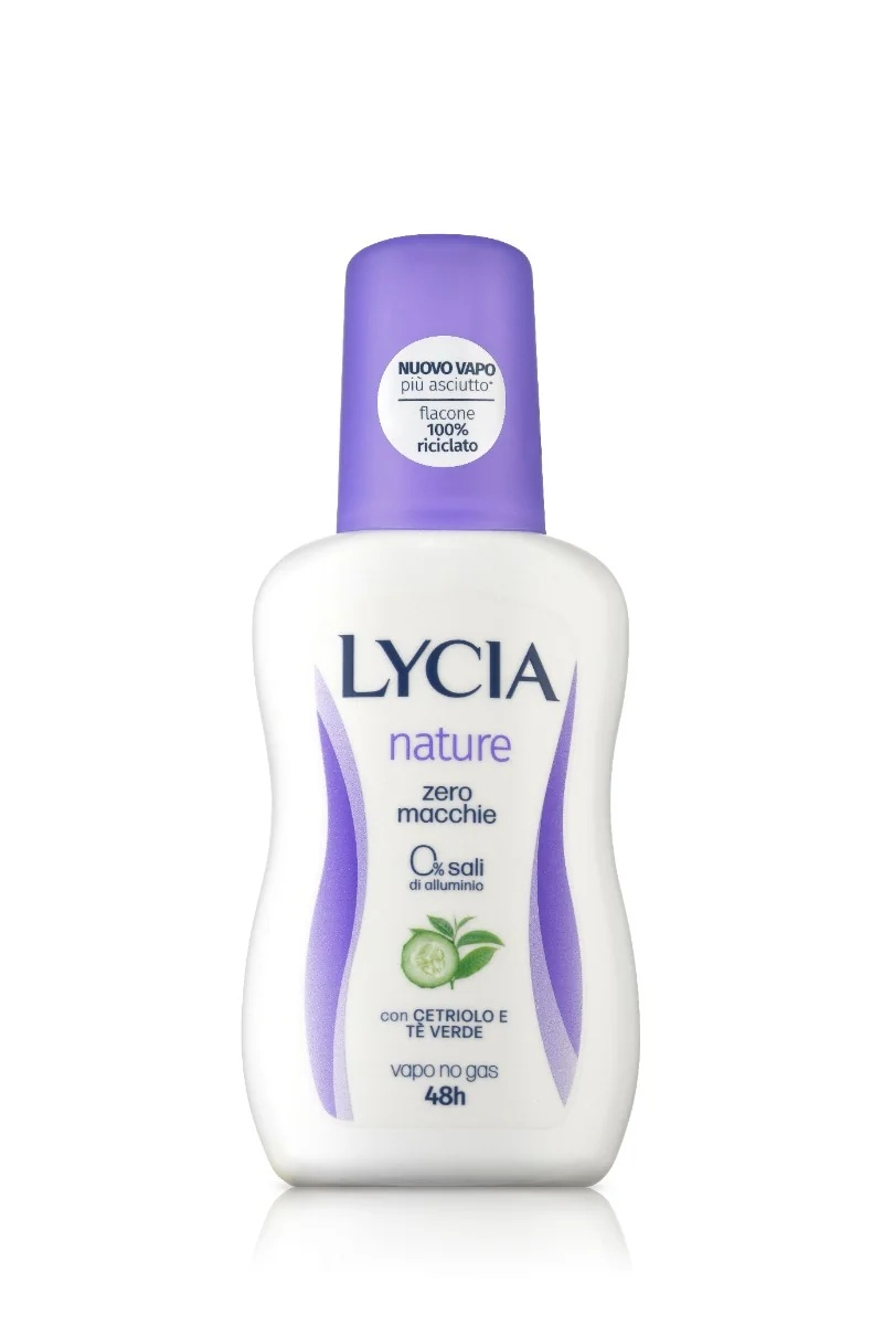 LYCIA Lycia Vapo Nature Pepino Té Verde 75 ml Desodorante sin sales de aluminio