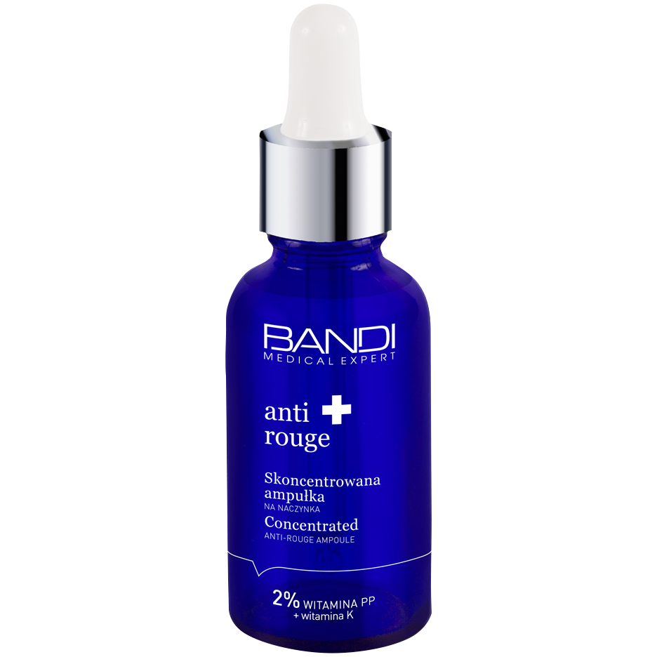 Ampoule concentrée Bandi pour capillaires 30 ml Anti Rouge