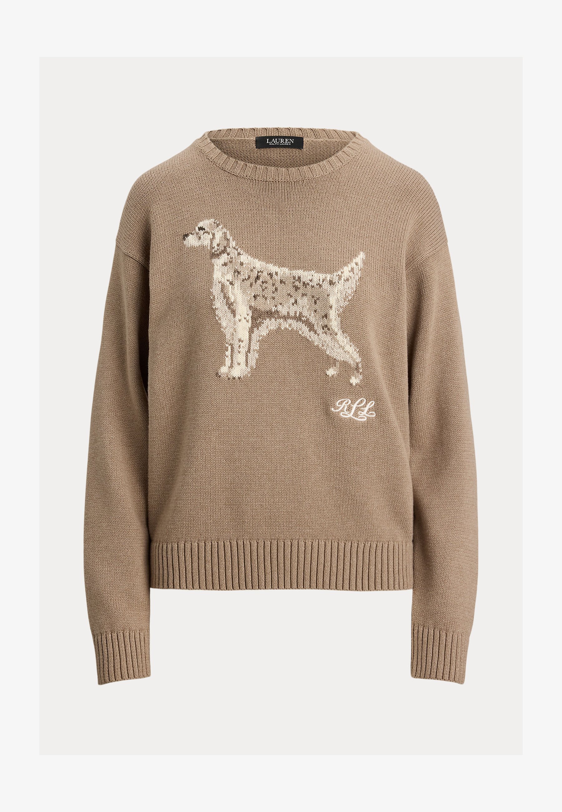 Lauren Ralph Lauren INTARSIA KNIT ENGLISH SETTER SWEATER - Jumper - adirondack heather multi