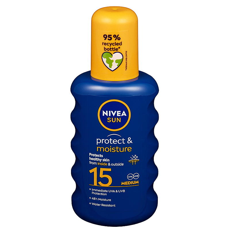 Nivea Nivea Sun SPF15 -aurinkosuojasuihke 200 ml