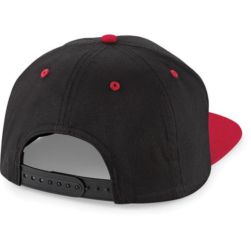 Καπέλο / Ζελατίνα Beechfield Snapback, 2 Χρώματα, 5 Πάνελ