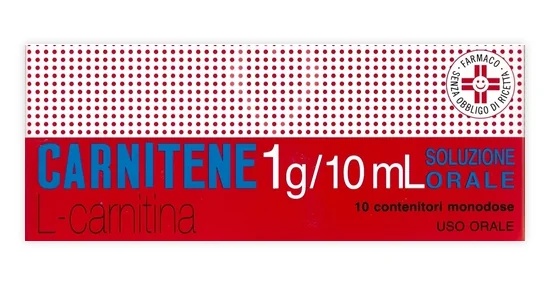 CARNITENE Carnitene 1 g/10 ml 10 ampullen voor eenmalig gebruik L-carnitine