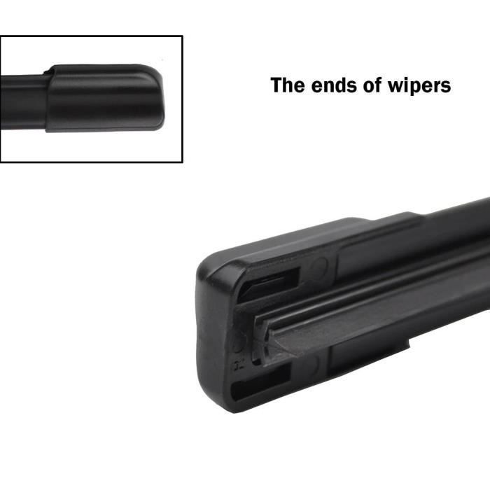 Juego de 2 limpiaparabrisas delanteros para Renault Modus - Grand Modus 2004 2005 2006 2007 2008 2009 2010 2011 2012 2013