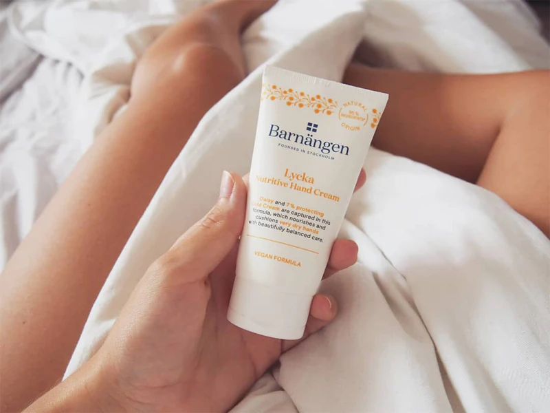 Barnängen Lycka creme nutritivo para mãos com creme frio