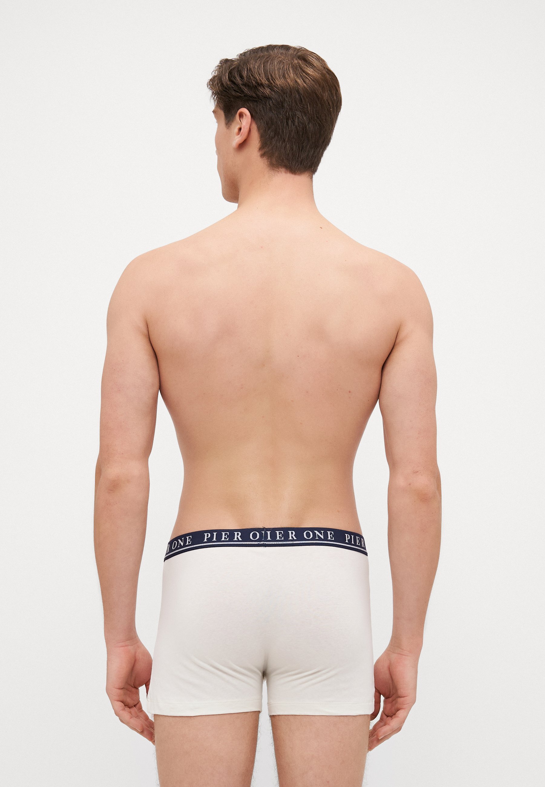 Pier One 5-pack - Zwembroeken - donkerblauw/gebroken wit