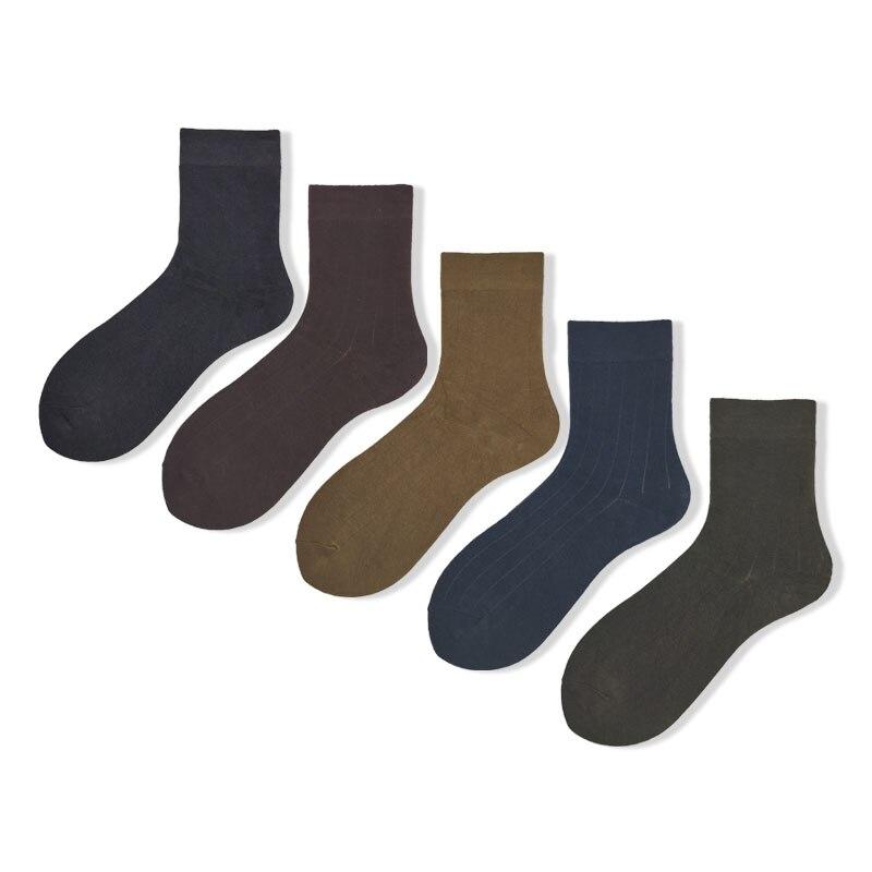 pares/lote de calcetines de hombre de algodón de alta calidad con textura a rayas, estilo retro, holgados, oscuros, informales, de invierno, largos, tipo tubo, regalos para hombres baratos
