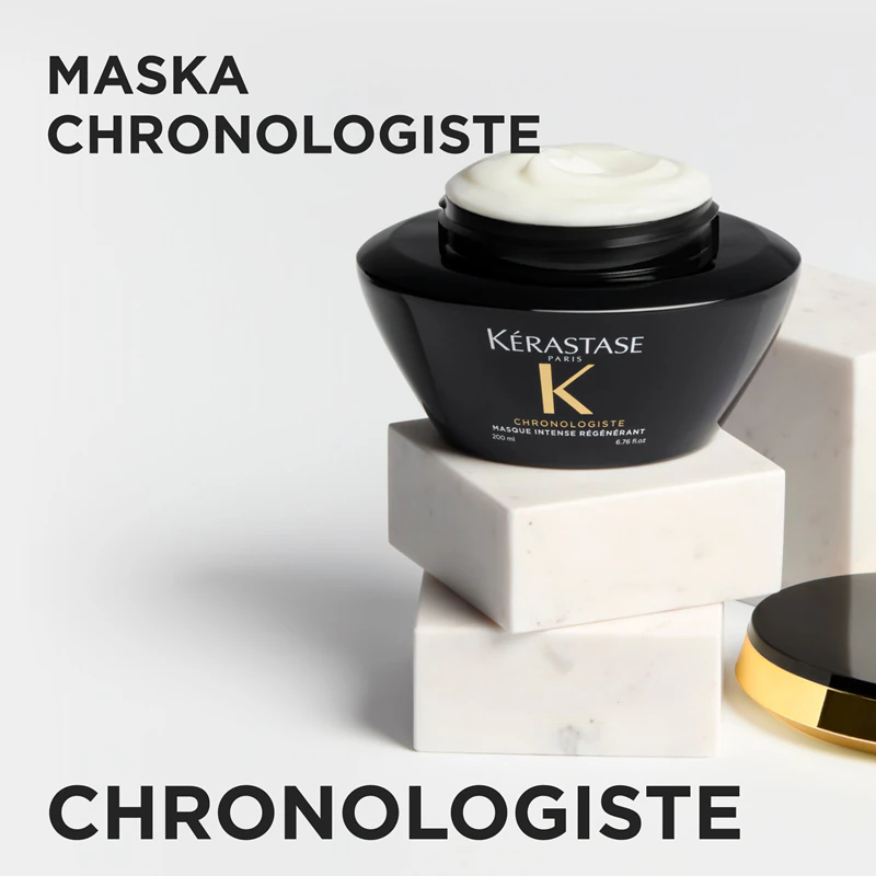 Máscara revitalizante Kérastase Chronologiste para cabelos fracos
