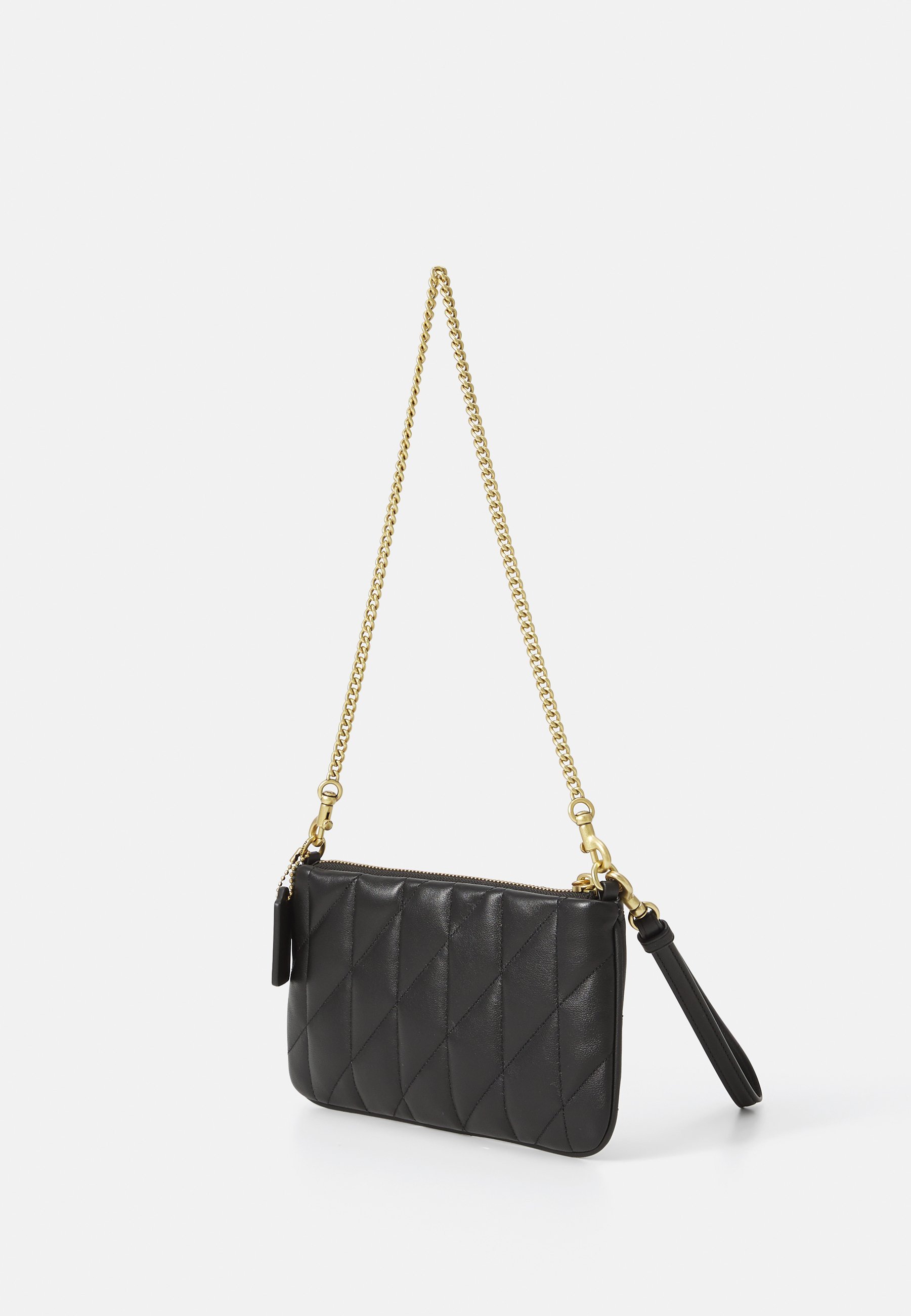 COACH TAS MET KUSSENVORMIGE QUILTING - Clutch - zwart